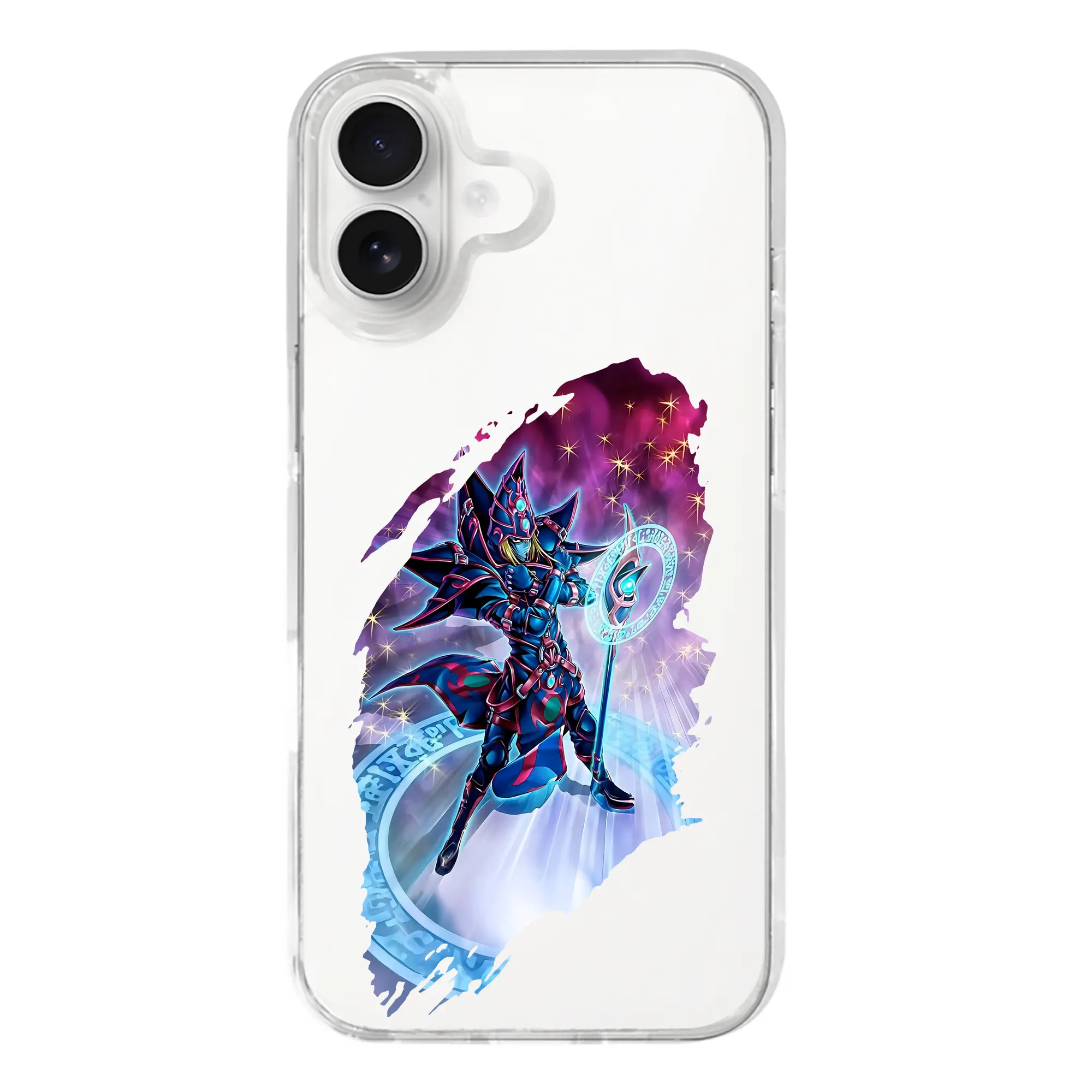 遊☆戯☆王 グッズ,ブラック・マジシャン - iPhone 17シリーズ 透明スマホケース – 薄型・耐衝撃・精密フィット保護カバー